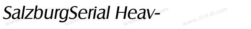 SalzburgSerial Heav字体转换 SalzburgSerial Heav字体转换